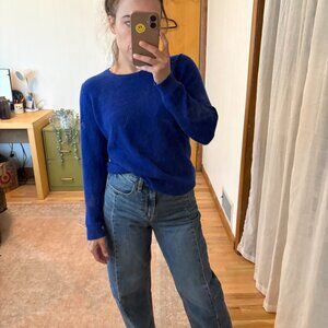 Charter Club Cashmere Luxury Sweater Cobalt Blue